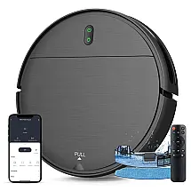 Aspirador Robô e Esfregão com Controle por APP, WiFi, Alexa e Carregamento Automático, 110V, MAMNV BR151