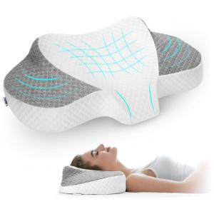 Travesseiro Ortopédico para Cervical com Memória Ergonômica 34 x, 1 UN, FORIAS, Branco