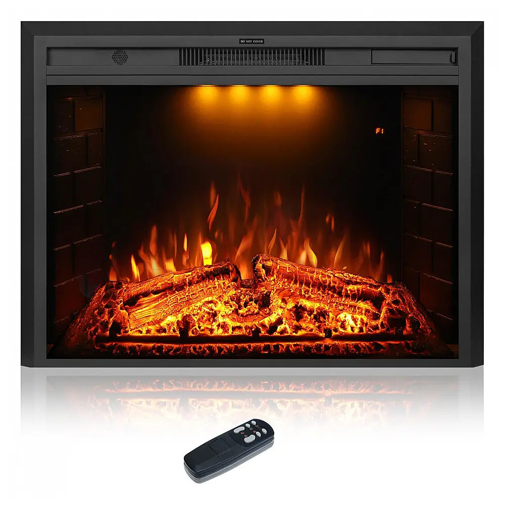 Lareira Elétrica Dreamflame 84x63cm 1500W LED Som Embutir 110V