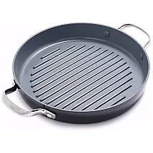 Frigideira de Cerâmica Antiaderente por Indução, GREENPAN CC002677 001, Cinza