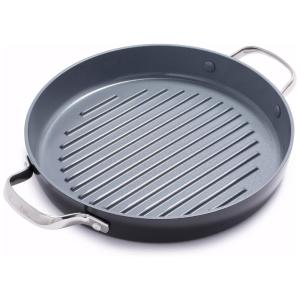 Frigideira de Cerâmica Antiaderente por Indução, GREENPAN CC002677 001, Cinza