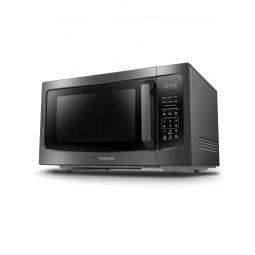 Micro Ondas de Bancada em Aço Inoxidável 45L, 110V 1200W, TOSHIBA MLEM45PBS, Preto