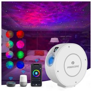 Panacare Projetor Luz LED Galáxia com Estrelas e Nebulosas com Controle por App