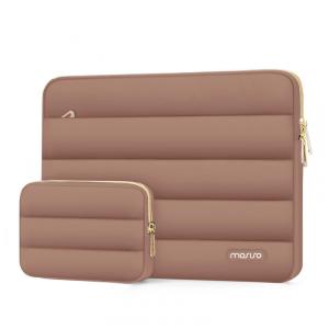 MOSISO Sleeve 13-13.3" para Laptop com Bolsa Pequena, Mocha, Compatível com MacBook Air/Pro, HP, Dell, Lenovo e ASUS