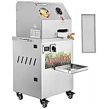 Moedor de Cana de Açúcar Elétrico Profissional em Aço Inoxidável, 110V 370W, Taishi