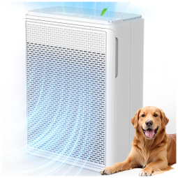 Purificador de Ar Para Casa com Animais de Estimação, Filtro HEPA H13 com Pré-Filtro Lavável, YARIKI