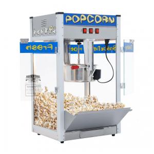 Pipoqueira Elétrica em Aço Inoxidável com Bandeja de Descarte de Milho, Luz de Aquecimento e Acessórios, 110V 1350W, Great Northern Popcorn
