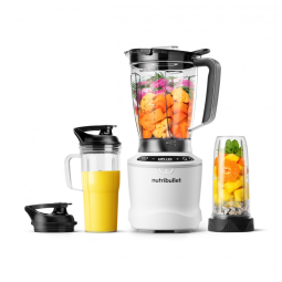 Liquidificador de Bancada com 5 Velocidades, Capacidade de 1,8L e Copo de 950mL Incluso, 110V 1400W, Nutribullet, Branco
