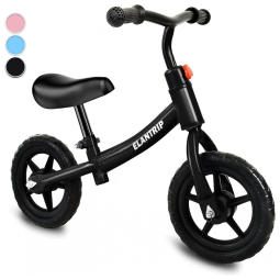 Bicicleta sem Pedal para Crianças de 2 a 5 Anos com Assento e Guidão Ajustáveis, Elantrip, Rosa