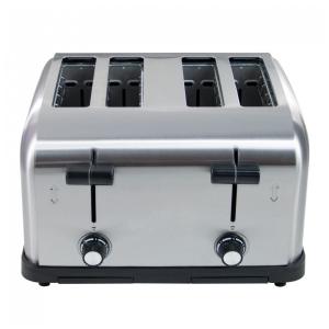Torradeira Comercial Clivia para Restaurante, 4 Fatias, Máquina de Aquecimento de Pão Comercial, Pop-up Automático, Fornos de Pão em Aço