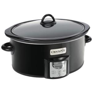 Panela Elétrica Multifuncional 4L, Aço Inoxidável com Controle de Temperatura, 110v, CROCK POT, Preto