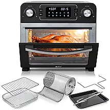 Deco Chef Fritadeira Elétrica Air Fryer 8 em 1 Capacidade 12L, 1700W, 110V, Vermelha