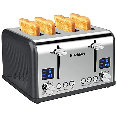 KitchMix Torradeira de 4 Fatias