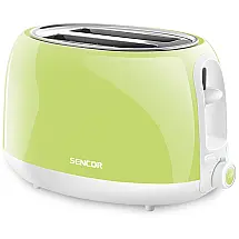 Torradeira Elétrica 2 Fatias com 6 Níveis de Tostagem, 110v, SENCOR STS37GG, Verde