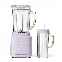 Liquidificador de bancada Beautiful PowerExact Lavanda, 700W, jarra Tritan 1,47L, copo individual 590ml, 3 velocidades, 4 programas, 110V