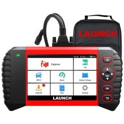 Automotivo Para 43 Marcas de Carro e 10 Idiomas Incluso Português Atualização Wifi, LAUNCH Scanner, Preto