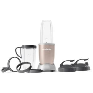 Liquidificador para Vitaminas com 13 Acessórios, 110V 900W, NUTRIBULLET NB9 1301, Dourado Champanhe