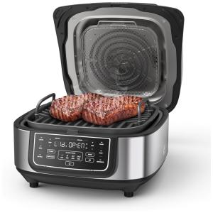 Fritadeira Elétrica AirFryer 6L em Aço Inoxidável com Painel Digital e Livro de Receitas, 110v, COSORI CAG A601S KUS, Preto