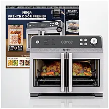 Air Fryer Forno Ninja FO101 French Door 10 em 1 19,2 L (20,3 qt) Aço Inox Prata