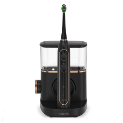 Escova Dental Elétrica Sonic Fusion 2 Cabeças 10 Configurações, 110v, WATERPIK SF 02, Preto