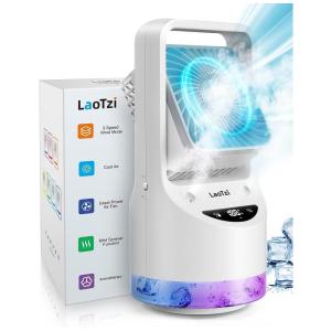 Climatizador de Ar Portátil 350mL com 3 Velocidades e USB, 110v, LAOTZI WT F51, Branco