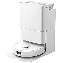 Aspirador de Pó Robô com Auto Esvaziamento e Sucção Forte 5500PA, 110V, Roborock Q Revo, Branco
