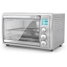 Forno Elétrico de Bancada com Controle de Temperatura e Temporizador, Aço Inoxidável, 110v, BLACKDECKER TOD5035SS, Prateado