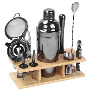 Kit Bn Profissional 11 Peças em, Cor, JNWINOG Gun Metal Black, Prateado