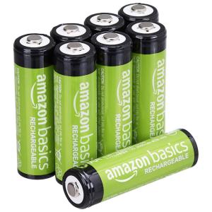 AMZ Pilhas AA Recarregáveis 2000 mAh, até 1000 Recargas, 8 Unidades
