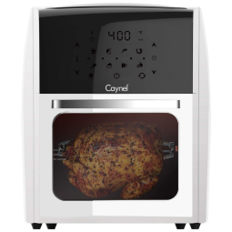 CAINEL Fritadeira Elétrica AirFryer 12.7L de Capacidade com Painel de Controle Digital e 8 Predefinições, 1700W, Branca, 110v, CAYNEL