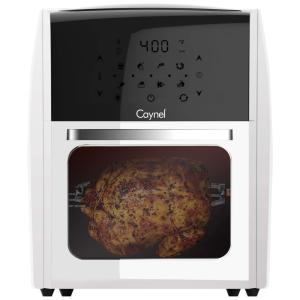 CAINEL Fritadeira Elétrica AirFryer 12.7L de Capacidade com Painel de Controle Digital e 8 Predefinições, 1700W, Branca, 110v, CAYNEL