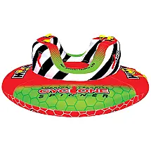 World 20 1070 Boia Rebocável Aquática para 2 Pessoas, WOW SPORTS, Vermelho