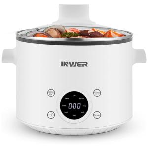 Panela Elétrica Multifuncional 2.5L, Aço Inoxidável com Controle de Temperatura, 110V INWER IG192, Branco