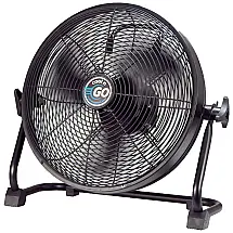 Ventilador Industrial, com 2 Velocidades, 110v, HYDROMIST F10 00 012, Preto