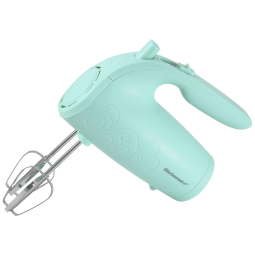 Batedeira Elétrica com 5 Velocidades e Acessórios em Aço Inox, 240V 150W, Elite Gourmet EHM003M, Azul