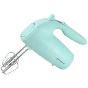 Batedeira Elétrica com 5 Velocidades e Acessórios em Aço Inox, 240V 150W, Elite Gourmet EHM003M, Azul