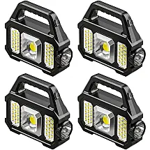 LYNOR Lanterna 9000LM com USB, á Prova D IPX5, com Tripé, IYNOR, Preto