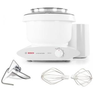 Batedeira Elétrica de Bancada 6.5L 4 Velocidades em Aço Inoxidável, 110V 800W, Bosch, Branca