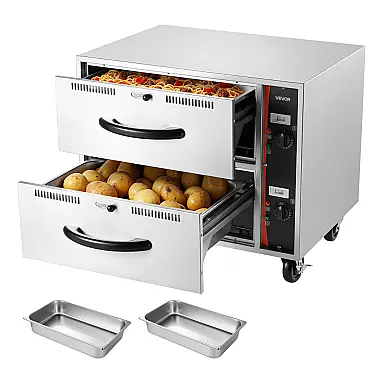 Gaveteiro Térmico Comercial VEVOR DW2