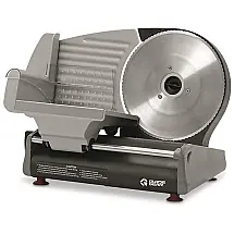 Fatiador de Frios Elétrico de Aço Inoxidável, 180W, 110v, GUIDE GEAR 1A FS204Q, Prateado