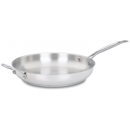 Frigideira em Aço Inoxidável de 30 cm com Alça Auxiliar, Cuisinart Chef's-Classic 722-30H, Prata
