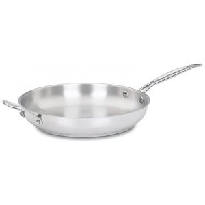 Frigideira em Aço Inoxidável de 30 cm com Alça Auxiliar, Cuisinart Chef's-Classic 722-30H, Prata