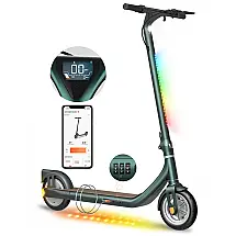 Patinete Elétrico para Adultos com Display de LED, Peso Max 120kg e até 40km, Atomi, Verde