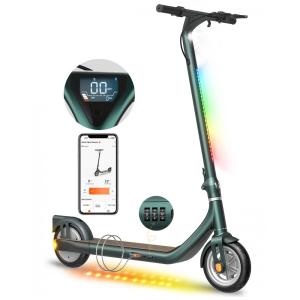 Patinete Elétrico para Adultos com Display de LED, Peso Max 120kg e até 40km, Atomi, Verde