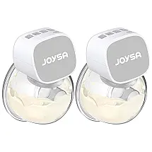 Bomba Tira Leite Elétrica Dupla Portátil com 2 Modos e 5 Níveis de Sucção, DIBEI S90124, Branco