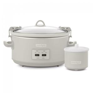 Panela Elétrica de Cozimento Lento CrockPot 6,62 litros Cook and Carry com Controle por Toque, 4 Configurações Programadas,