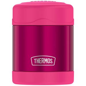 FUNTAINER Frasco Térmico Portátil para Alimentos 295 ml com Vedação, Aço Inoxidável, THERMOS F3100LM6, Rosa