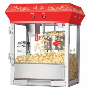 Pipoqueira Elétrica de Bancada em Aço Inoxidável, 560W, 110v, GREAT NORTHERN POPCORN 6106 6 OZ Foundation Top Red, Vermelho