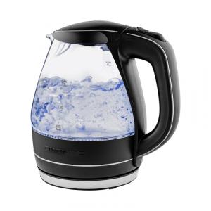 Chaleira Elétrica, Vidro, 1,5L, 110v, OVENTE KG83B, Preto