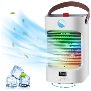 Clizamatizador Portátil, Capacidade 220 mL, 3 Velocidades, Recarregável 4000 mAh, LEIPPLE, Branco